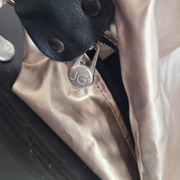 Jack Gomme Paris Liris Shoulder Bag Crossbody Metal Gold - Picture 9 of 11